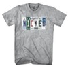 Chowdaheadz Wicked New England License Plate T-Shirt - Unisex Vintage