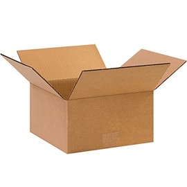 AVIDITI 10 x 10 x 5 Corrugated Cardboard Boxes, Flat 10"L x 10"W x 5"H, Pack of 100 | Shipping, Packaging, Moving, Storage Box for Home or Business, Strong Wholesale Bulk Boxes