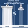 Eolax High Pressure Rain Shower Head, 6 Inch Square High