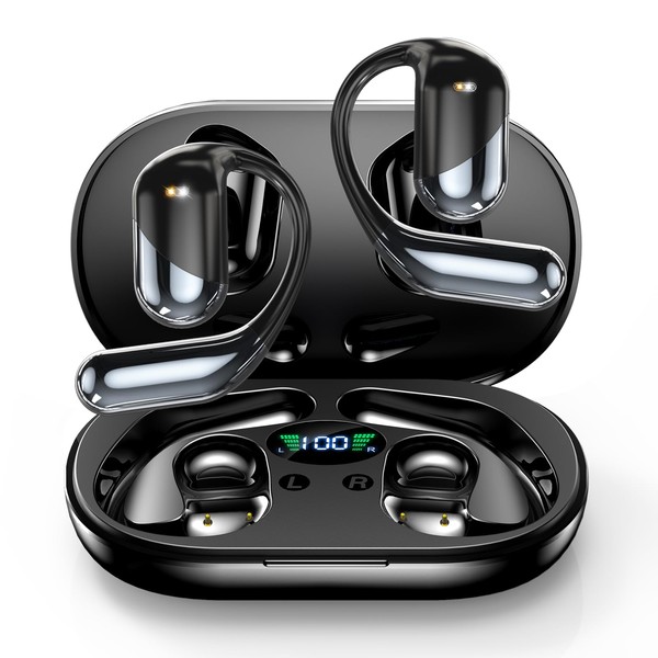 Andygo Open Ear Headphones Wireless Earbuds Bluetooth 5.3 Running Earphones,