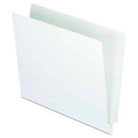 Pendaflex H110DW Reinforced 2-Ply Folders, Straight Cut, End Tab, Letter Size, WE, 100 per Box