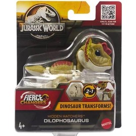 Jurassic World Fierce Changers Hidden Hatchers Dinosaur Transforms 2 in 1 (Dilophosaurus)