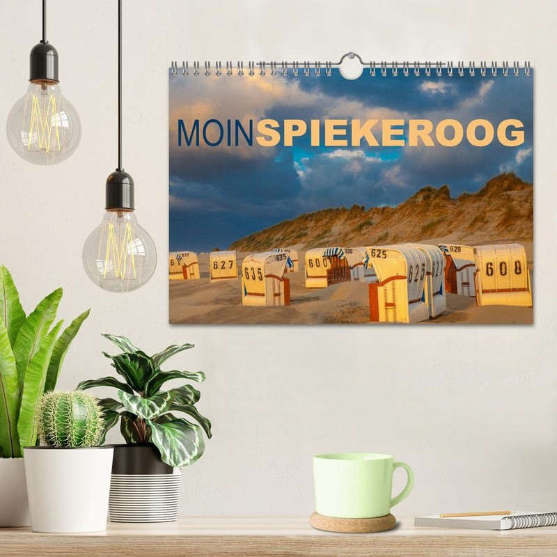 Moin Spiekeroog Wall Calendar 2026 DIN A4 Landscape CALVENDO Monthly