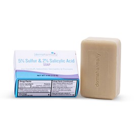 Dermaharmony 5% Sulfur and 2% Salicylic Acid Soap - DermaHarmony 4 oz (1 Bar)