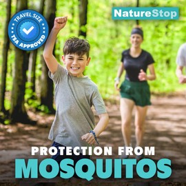 NatureStop DEET Free Mosquito Repellent, Mosquito Spray for Outdoor and Travel, 3 oz (90mL)