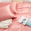 Counfeisly 4 Pieces Satin Sheets Set, Queen Size Luxury Silky