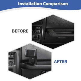 RT-TCZ for Jeep TJ Phone Radio Holder Walkie Talkie Mount Bracket Accessories for Jeep Wrangler TJ 1997-2006