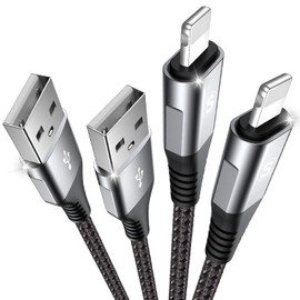 SWECENT i Phone Charger 2Pack 10ft, [Apple MFi Certified] Ligtning Nylon Braided Cable Fast Charging Cord Compatible with i Phone 14/13/12/11 Pro Max/XS MAX/XR/XS/X/8/7/Plus/6S/6/SE/5S/i Pad