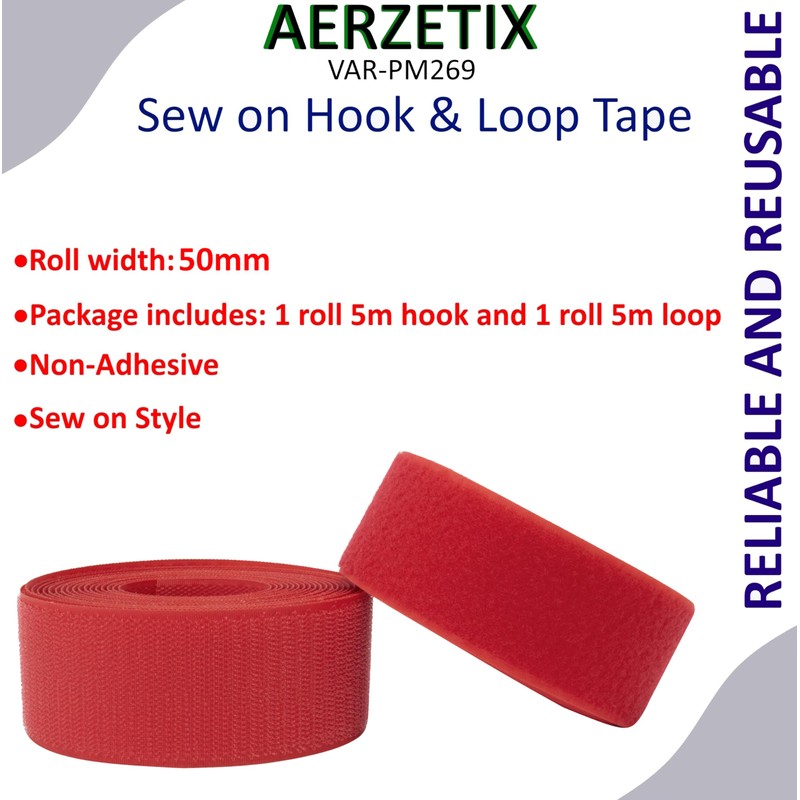 AERZETIX - C66001 - tape/roll 50 mm 5 meters -