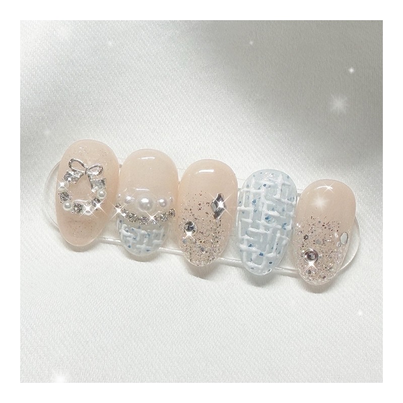 [Handmade Nail Tips] Shooting Start With Nail Tips - Almond