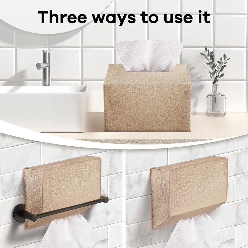 Disposable Hand Towel Box Cover Compatible with Kleenex Disposable Paper