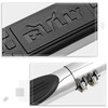(2Pcs) 3 Inch Chrome Stainless Round Nerf Step Bars Side