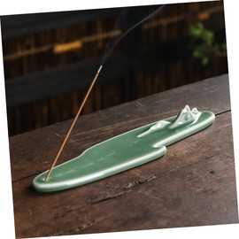 FUNOMOCYA Vintage Mountain Incense Holder Elegant Incense Tray for Meditation Portable for Decor Easy to Clean