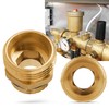 Brass Reducer 1/2" x 3/4" O Ring Nipple Male Adapter