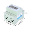 Single Phase 5-100A 230VAC Energy Meter DIN Rail Digital LCD