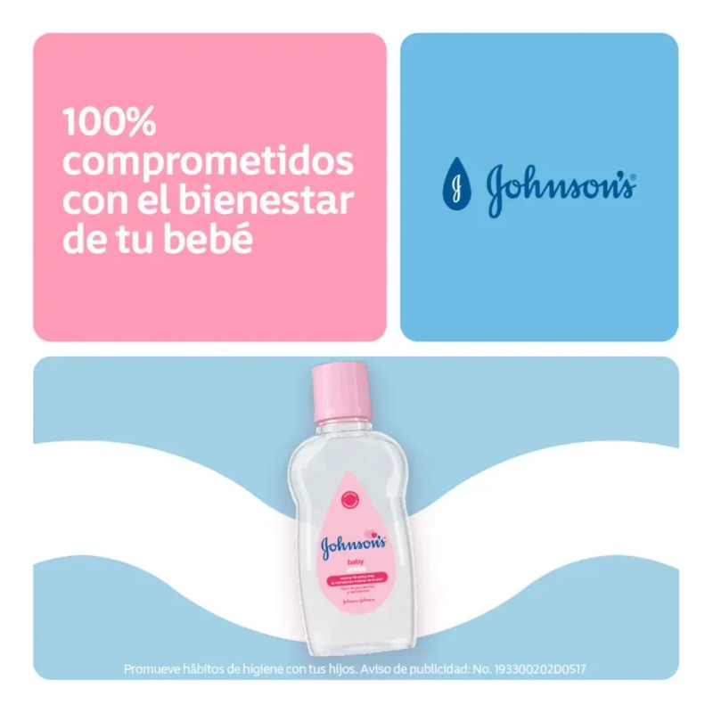 Aceite Johnson & Johnson Baby 200 ml