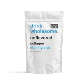 drink wholesome Unflavored Collagen Protein Powder | for Sensitive Stomachs | Gut Friendly | Dairy Free | Low FODMAP | No Artificial Sweeteners | No Bloating or Gas | No Constipation or Diarrhea