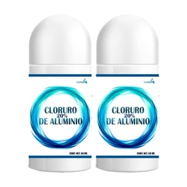 2 Desodorantes de Cloruro de Aluminio 20% (Hiperhidrolisis) 60 ml c/u
