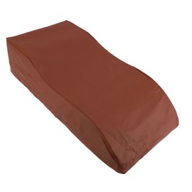 Leg Elevation Pillow Bed Wedge Elevated Leg Pillow Improved Circulataion Fatigue Relief Post Surgery Recovery S Shape Brown