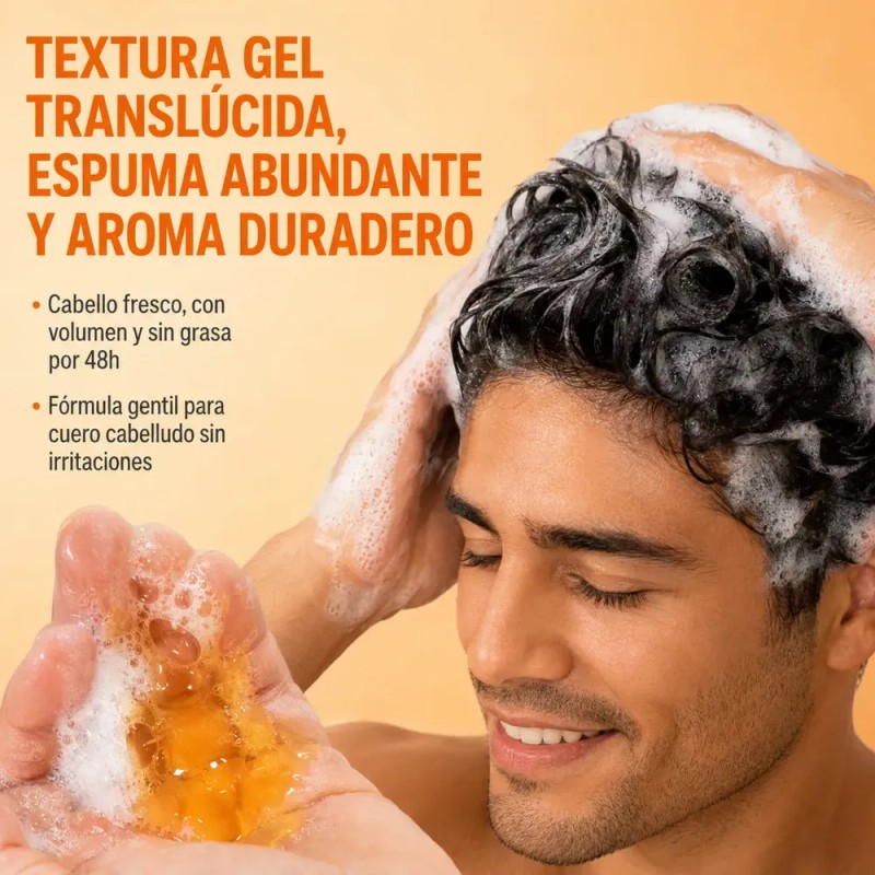 Shampoo Sin Sal Shampoo Hombre Control De Grasa Profesional
