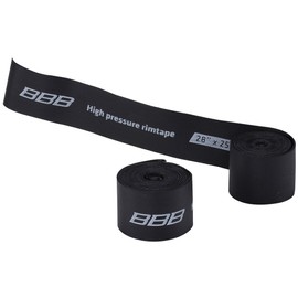 BBB Bicycle Rim Tape, High Pressure Compatible, HP 1.1 x 1.0 inches (28 x 25 mm), 2 Phone Set