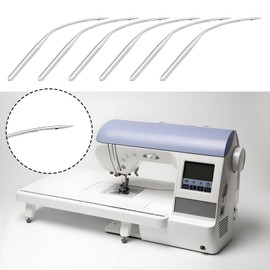 VGOL 10Pcs Blindstitch Curve Sewing Machine Needles LWx6T LWx2T, 75/11 Needles Suitable for Household Sewing Machines Portable Blind Hemmer Sewing Machine,Blind Stitch Machine