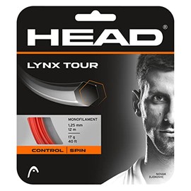 HEAD Tennis String Single Strung Links Tour (LYNX TOUR) 125 Orange 281790 (125o)