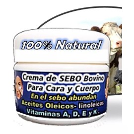 Bovicrem Crema De Sebo Bovino Manteca De Vaca Natural Arrugas Manchas