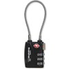 Bulldog Vaults TSA Lock with Steel Cable (1-Pack)