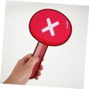 KICHOUSE 2Pcs Handheld Voting Paddle Classroom Voting Board Design for