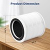 FMDZFL H7126 Replacement Filter Compatible with GoveeLife Mini Air Purifier