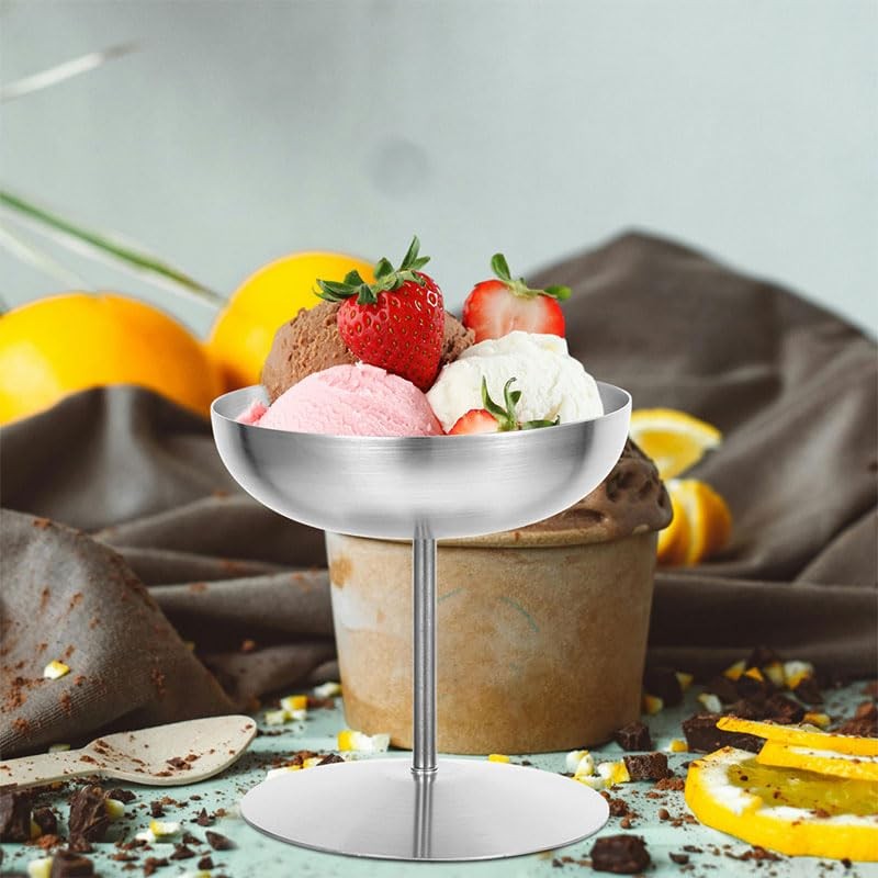 Ice Cream Cup 304 Stainless Steel Dessert Goblet Ice Cream