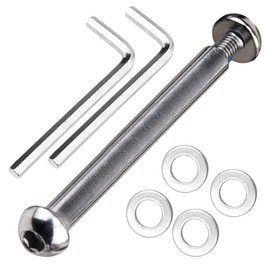 OTFAITP M8 8mm x 28mm-86mm Scooter Front Rear Axle Bolt 8.8 Grade Carbon Steel for Stunt Scooter Dash Teen/Adult Kick Scooter-800+lb Capacity