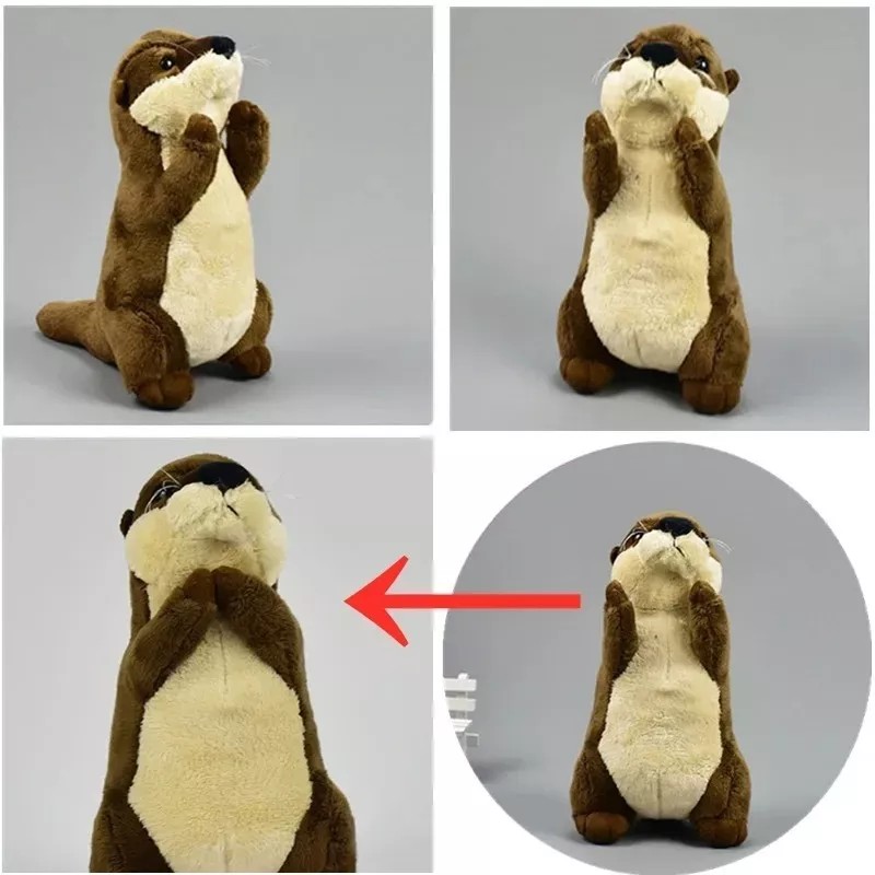 Jextech Peluche De Nutria Animal Mamifero Lindo Regalo Detalle 18cm