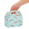 BLUE PANDA 24 Pack Rainbow Gable Boxes - Treat Boxes