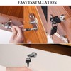 Standard ø19 mm Cupboard Locks with 2 Keys, Cabinet Lock