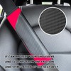 2PCS Car Seat Belt Cover, Carbon Fiber Soft Shoulder Strap