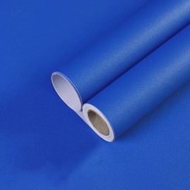 Yancorp 120" Matte Dark Blue Contact Paper Peel and Stick Wallpaper Removable Solid Blue for Cabinest Self-Adhesive Drawer Stick and Peel Countertop Sticker (16"x120",Dark Blue