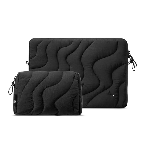 tomtoc 360 Protective Puffy Laptop Sleeve Set for 14-inch MacBook