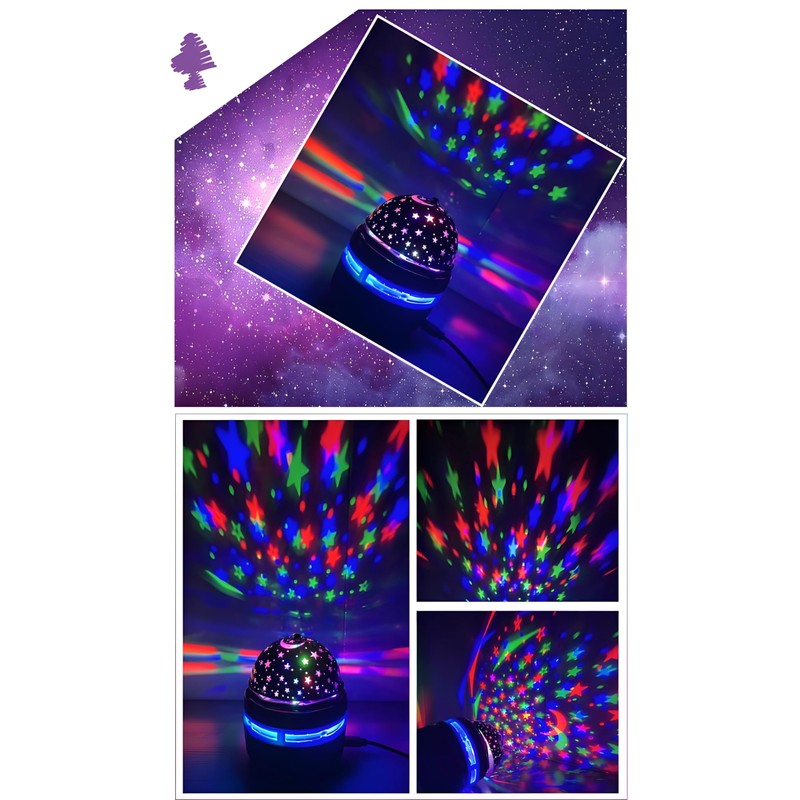 Lancoon 2 Pack Star Projector Night Light Kids Toys Mini