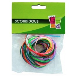 PW International Pack of 12 Brightly Coloured Phatalate-Free Scoubidou Plastic Lacing Cords