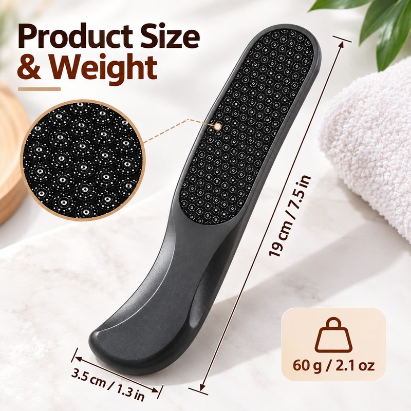 2 Pcs Nano Glass Foot File for Heel Exfoliation –