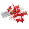 Snowman String Lights Cute Snowman Design 6.6ft Long Remote Control