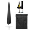 Parasol Cover Large Cantilever Waterproof Dustproof Umbrella Cover Black