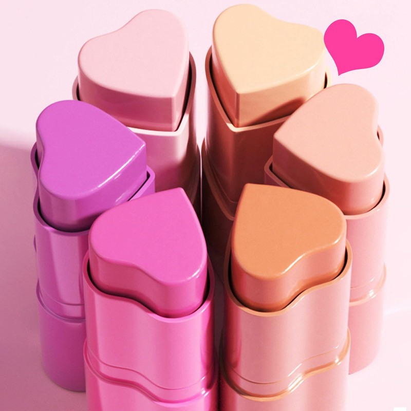 Cream Blush for Cheeks Makeup Stick - Long Lasting Waterproof