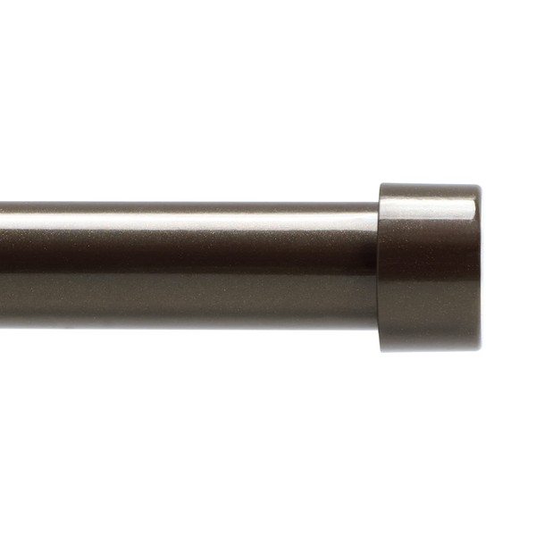 VOIIY Bronze Curtain Rods for Windows 66 to 120 Inch(5.5-10