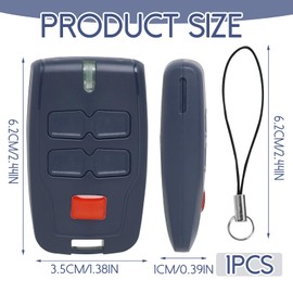 433MHZ Gate Remote for BFT Mitto 2 B RCB Garage Door Control Fob Replacement Remote Key Compatible with All Rolling BFT Mitto 2 Kleio Ghibli TRC 2 for Garage Rolling Patio Doors 433.92MHZ 4 Button