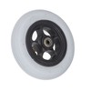 6in Electric Wheelchair Wheel Noiseless Aluminum Alloy Hub Rubber Inflatable