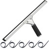 SakuraLovely8 Squeegee Draining Wiper, Window Cleaning, Car Washing, Stainless Steel,