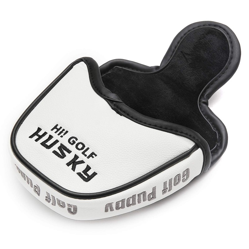 SHABIER Golf Putter Headcover PU Leather Dustproof Lovely Husky Animal